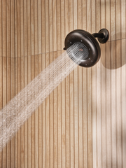 MOEN Moen N400R0ORB Quattro Oil Rubbed Bronze Four-Function Rainshower