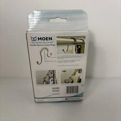 MOEN Moen SR2200BN Brushed Nickel Shower Curtain Rings - Set of 12