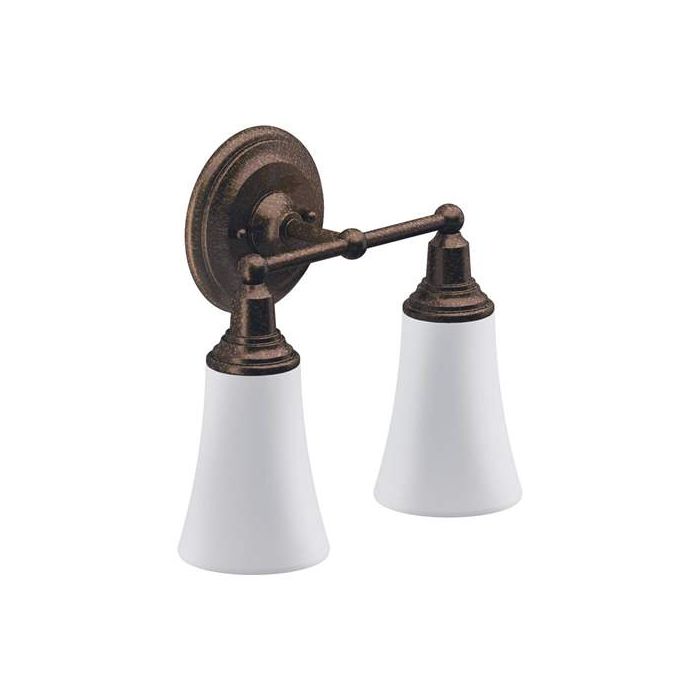 MOEN Moen YB8262ORB Rothbury Two-Light Bath Fixture Oil Rubbed Bronze