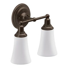 MOEN Moen YB8262ORB Rothbury Two-Light Bath Fixture Oil Rubbed Bronze