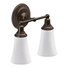MOEN Moen YB8262ORB Rothbury Two-Light Bath Fixture Oil Rubbed Bronze