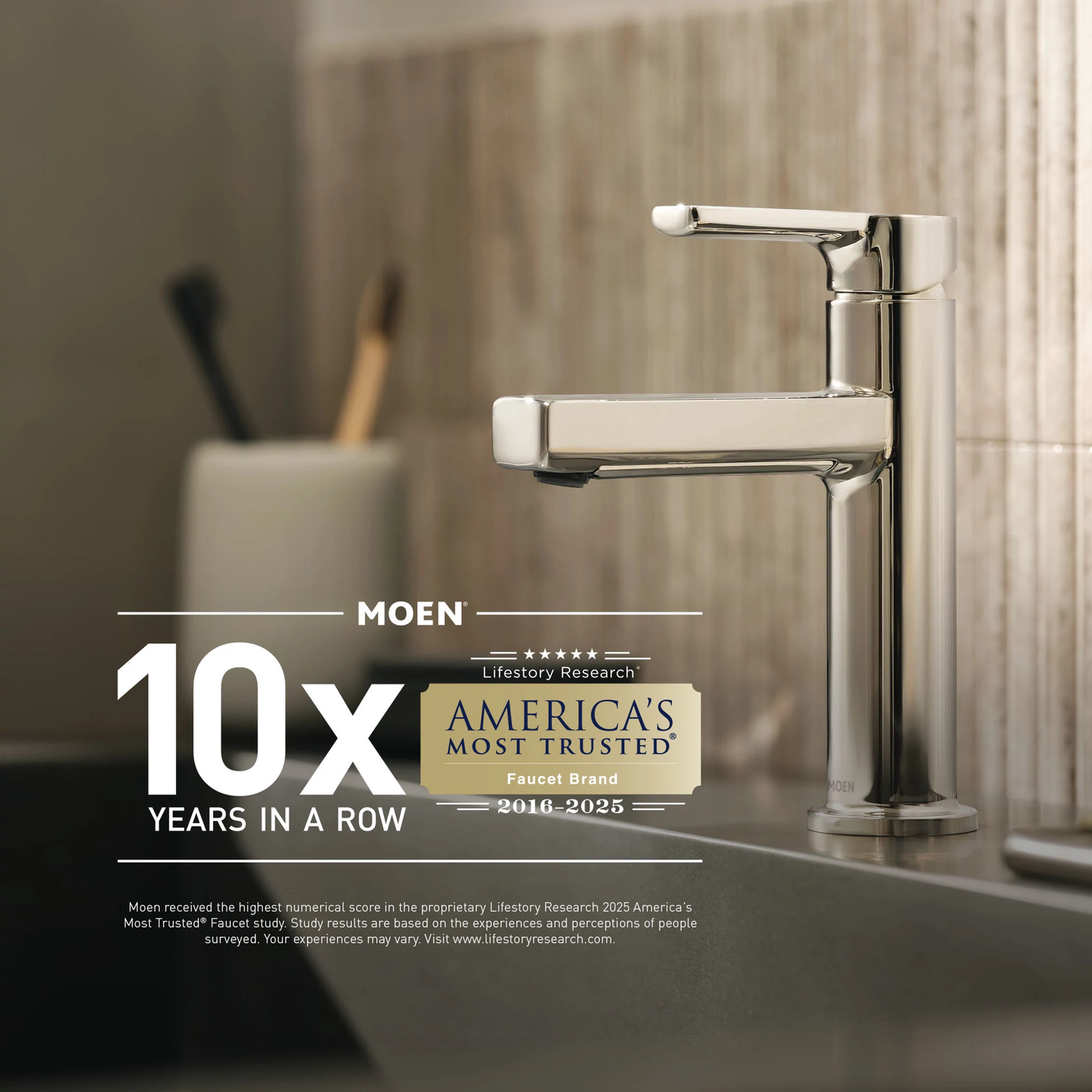 MOEN MOEN TV6708BL Genta Bathroom Faucet