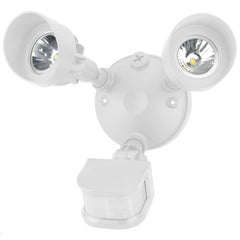 MORRIS PRODUCTS Morris Products 72563B Morris Products LED Round 2-Head Security Light with Motion Sensor 24W
