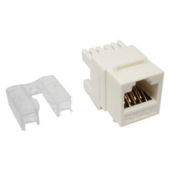 MORRIS PRODUCTS Morris Products CAT6-JACK-WT Unshielded RJ45 Keystone Jack, White