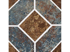 NATIONAL National AZ6DECO Aztec Series 6x6 Deco Cobalt Pool Tile