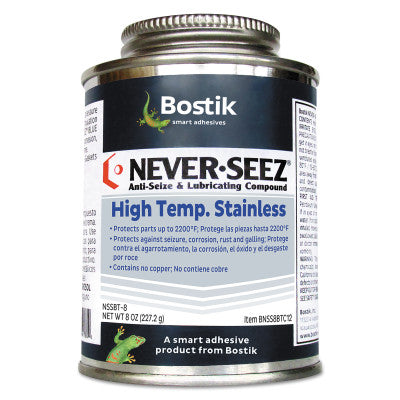 NEVER-SEEZ NEVER-SEEZ 30803831 High Temperature Stainless Anti-Seize Lubricant 8 oz