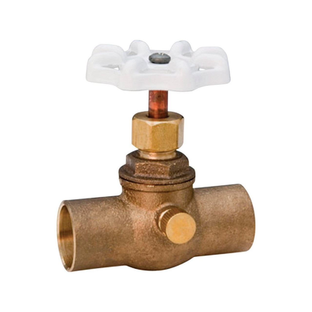 NIBCO NIBCO H-80305W Pro-Pal Add-A-Drain High-Flow Forged DZR Brass Ball Valve
