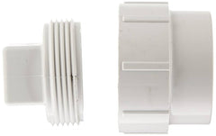 NIBCO NIBCO P105X-030 3 PVC DWV Fitting Cleanout Adapter w/ Plug