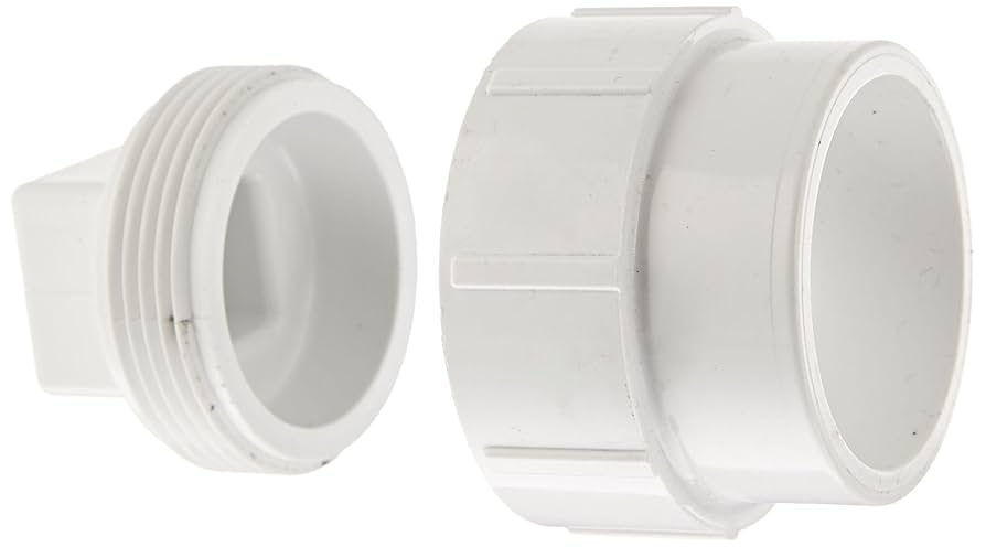 NIBCO NIBCO P105X-030 3 PVC DWV Fitting Cleanout Adapter w/ Plug