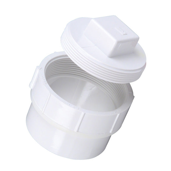 NIBCO NIBCO P105X-030 3 PVC DWV Fitting Cleanout Adapter w/ Plug