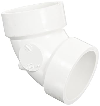 NIBCO NIBCO P319-015 PVC DWV 1/6 Bend Elbow 1-1/2 Hub