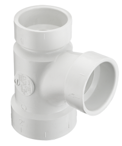 NIBCO NIBCO P401-241 2 x 1-1/2 x 1-1/2 PVC DWV Sanitary Tee