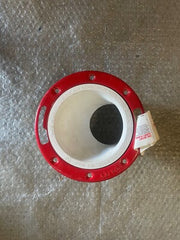 NIBCO NIBCO P820-422 4 x 3 PVC DWV 1-1/2 Offset Closet Flange w/ Adjustable Metal Ring
