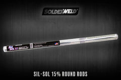 NSI INDUSTRIES NSI Industries SW-SS1524K Solderweld 15% Silver Sil-Sol Round Brazing Rod