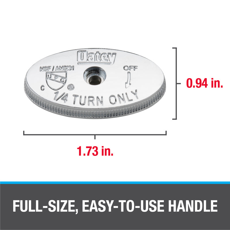 OATEY OATEY 4764PCLF Quarter-Turn Straight Stop Valve