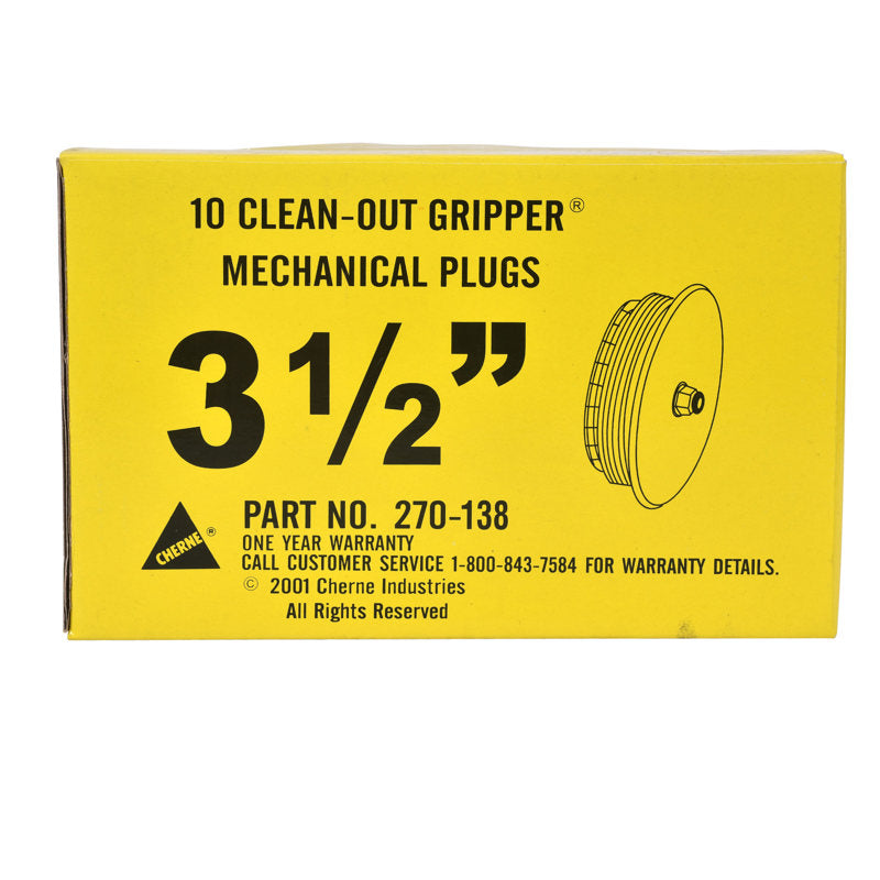 OATEY OATEY 270178 Cherne 3 Clean-Out Gripper Plug