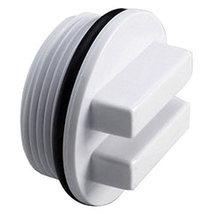 OCEAN BLUE WATER PRODUCTS Ocean Blue 175005 Plastic Threaded Winter Plug w/ O-Ring for 1-1/2 Fitting
