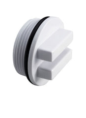 OCEAN BLUE WATER PRODUCTS Ocean Blue 175005 Plastic Threaded Winter Plug w/ O-Ring for 1-1/2 Fitting