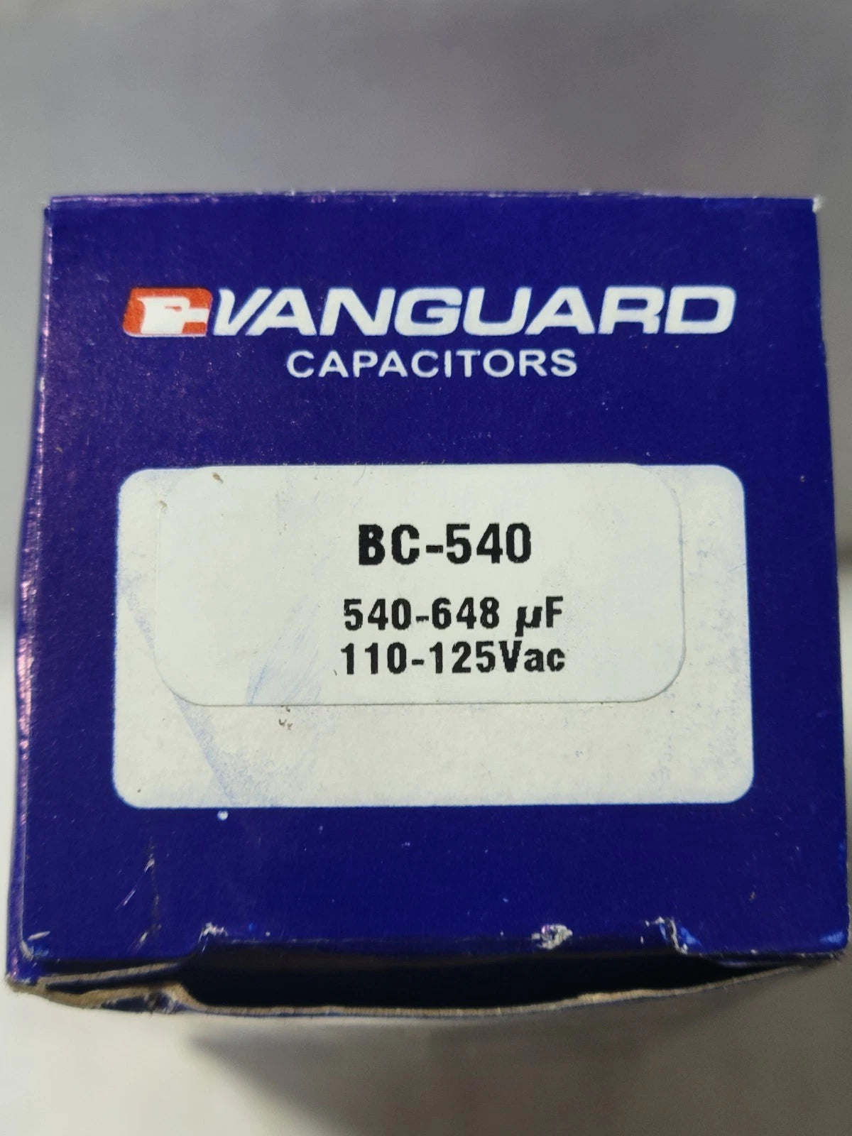 PACKARD PACKARD BC540-125 Start Capacitor 540-648 uF 110-125 VAC