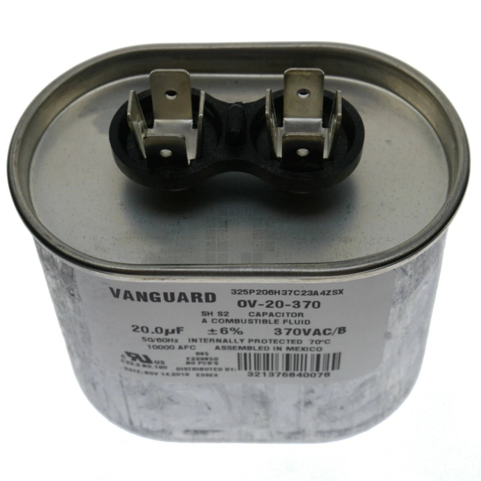 PACKARD Packard OV20-370A Electric Motor Oval Run Capacitor