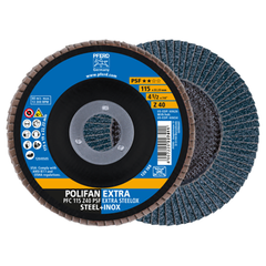 PFERD PFERD 60626 Polifan Flap Disc 40 Grit 4-1/2 in