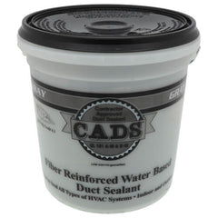 POLYMER ADHESIVES POLYMER ADHESIVES 1-CADS-01G-00 CADS Fiber Reinforced Water Based Duct Sealant - Gray - 1 Gallon
