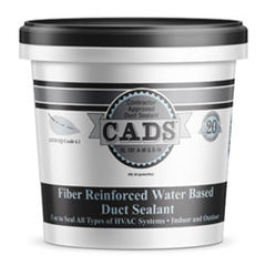 POLYMER ADHESIVES POLYMER ADHESIVES 1-CADS-01G-00 CADS Fiber Reinforced Water Based Duct Sealant - Gray - 1 Gallon