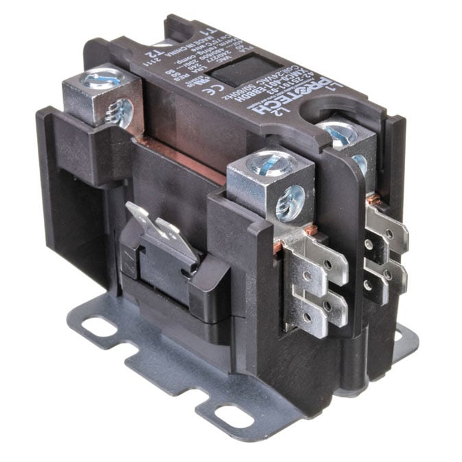 RUUD RUUD 42-25101-03 Protech Single Pole 40 Amp 24 Volt Coil Contactor