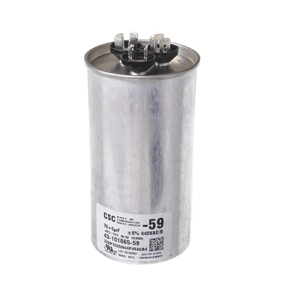 RUUD RUUD 43-101665-59 Dual Section Motor Run Capacitor