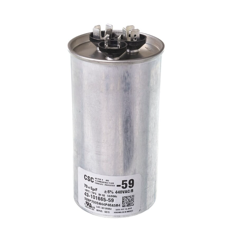 RUUD RUUD 43-101665-59 Dual Section Motor Run Capacitor