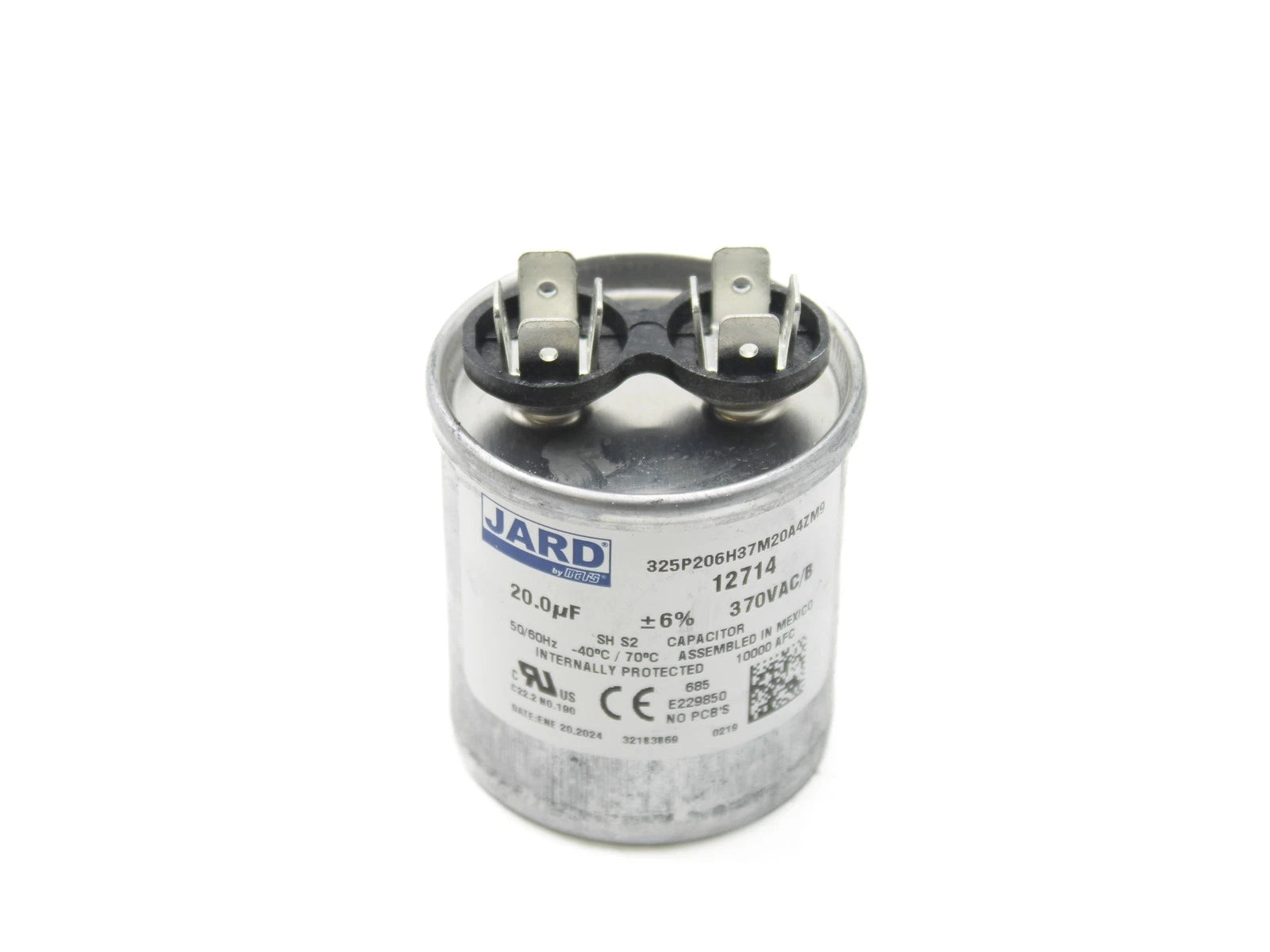 RUUD RUUD 43-25136-09 20 MFD 370V Round Run Capacitor