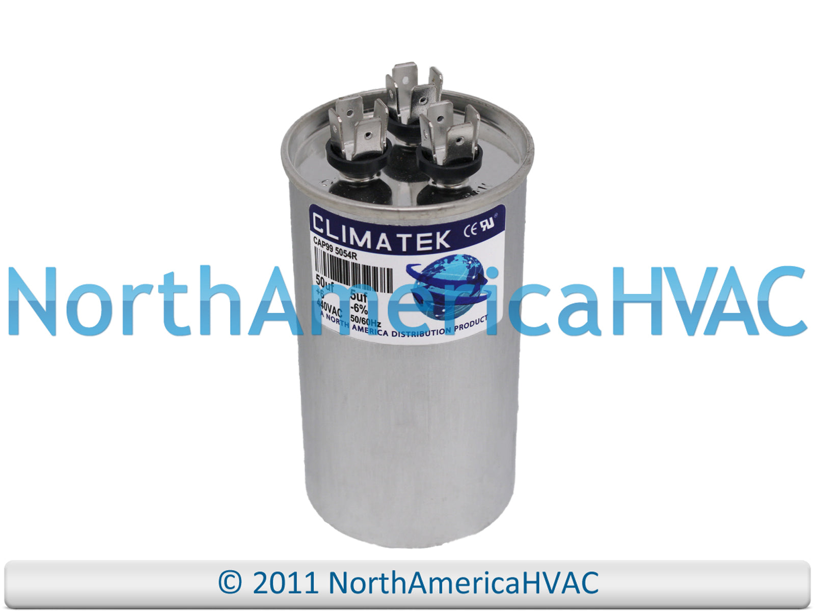 RUUD RUUD 43-25133-25 Dual Round Capacitor 50+5 uf (SIZE) REPLACEMENT MPN