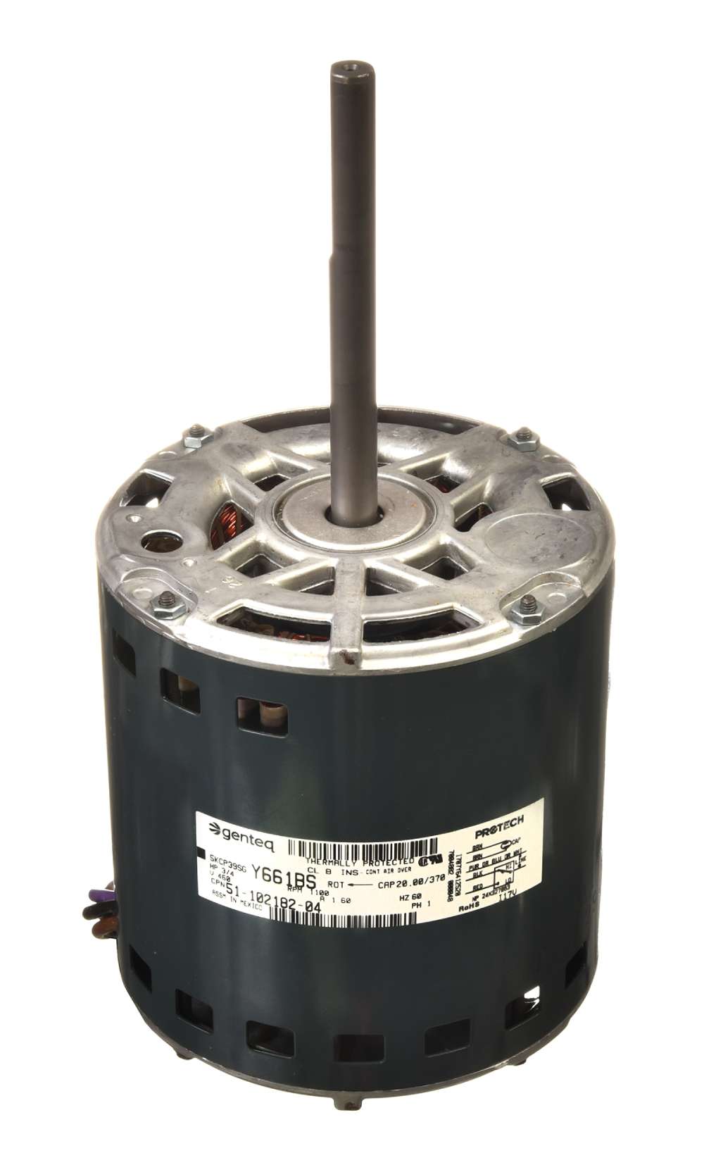RUUD RUUD 51-102182-04 Blower Motor 3/4 HP 460V Replacement MPN