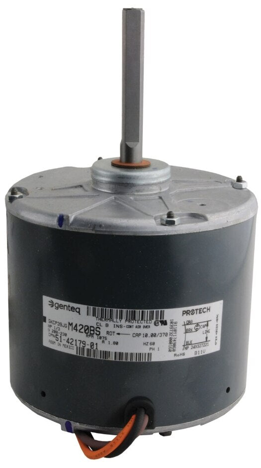 RUUD RUUD 51-42179-01 Condenser Fan Motor 1/3 hp (208-230V) Replacement MPN