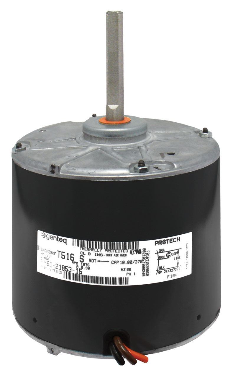 RUUD RUUD 51-21853-15 Condenser Motor 460 VAC 1/3 hp 1075 RPM