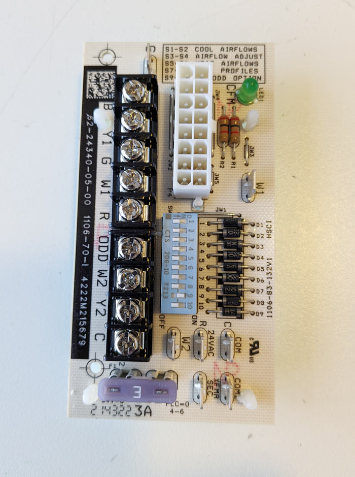 RUUD RUUD 62-24340-05 Blower Control Board