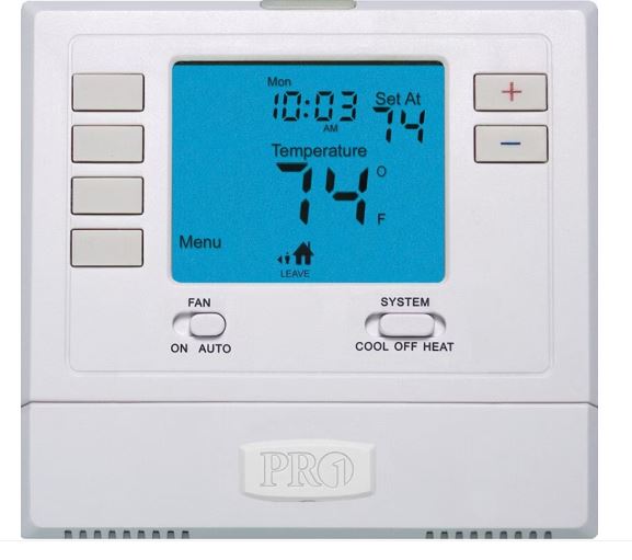 RUUD Ruud T705 Pro1 Programmable Thermostat