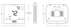 RUUD RUUD T701I Programmable Wi-Fi Thermostat
