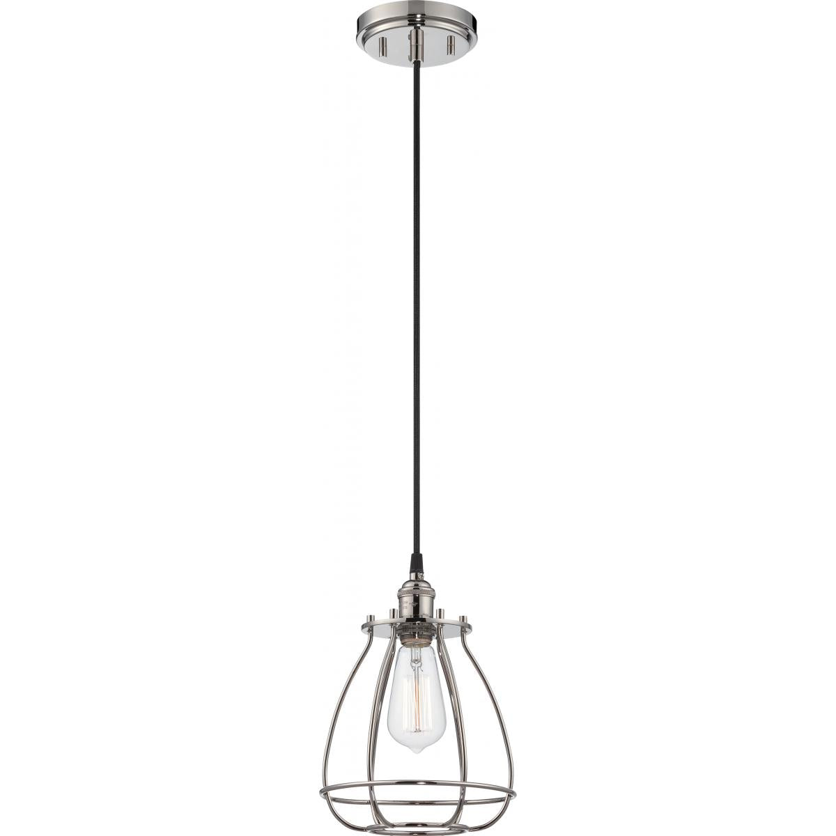SATCO-NUVO SATCO-NUVO 60-5401 Vintage 1-Light Caged Pendant