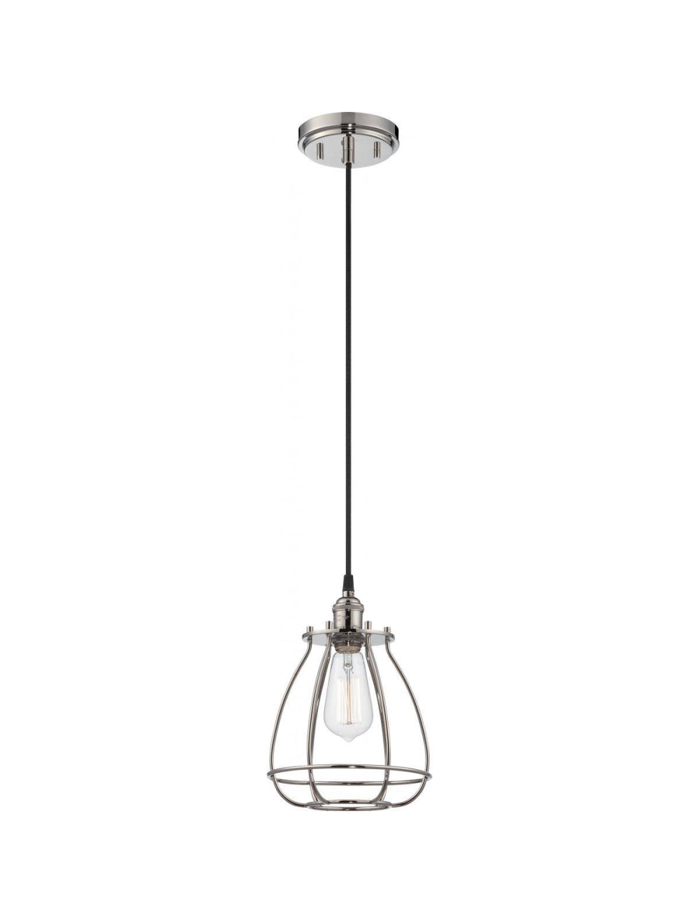SATCO-NUVO SATCO-NUVO 60-5401 Vintage 1-Light Caged Pendant