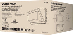 SATCO SATCO 65-754 Emergency LED Wall Pack with Adjustable CCT and Wattage