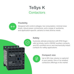 SCHNEIDER ELECTRIC Schneider Electric LC7K09004B7 TeSys K Contactor