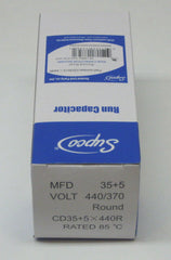 SUPCO Sealed Unit Parts Supco CD35+5X440R Dual Run Capacitor