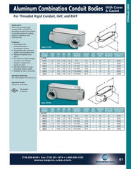SEPCO SEPCO C-10AT Aluminum Set-Screw Conduit Body