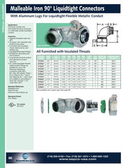 SEPCO SEPCO LT68 Zinc 90 Degree Liquidtight Connector