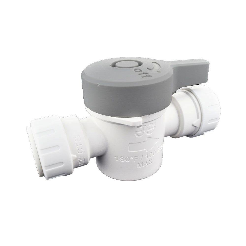 SHARKBITE Sharkbite PSEISV20EP John Guest ProLock Push-fit Shut Off Valve
