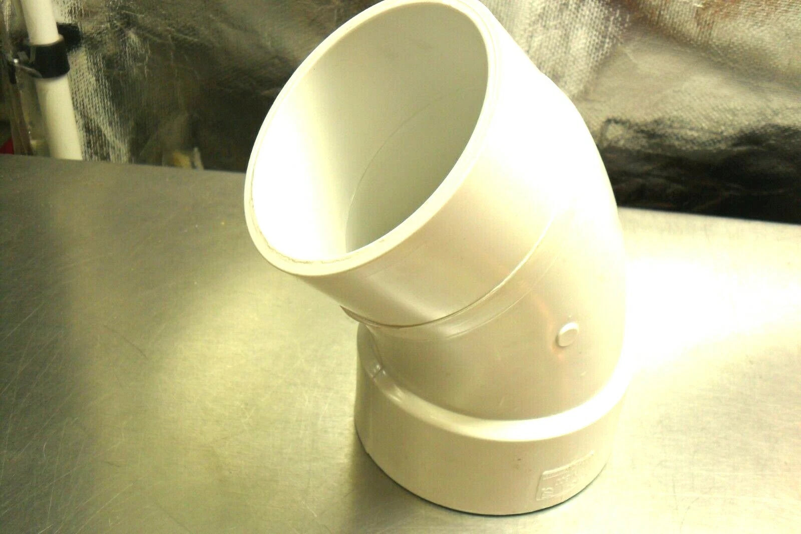 NIBCO FITTINGS 4806-2 PVC DWV 45-Degree Elbow Spigot x Hub