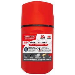 DIABLO FREUD DMD-T29 Metal Demon Drill Bit Set 29-Piece