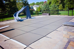 GLI POOL PRODUCTS GLI Pool Products 20-1632RE-RHS481-PRM-BLU ProMesh 16' x 32' Rectangular Mesh Safety Cover