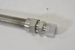 GLOBAL GLOBAL G012SS101036 Gas Appliance Connector 1/2 in. ID x 1/2 in. MIP x 36 in.